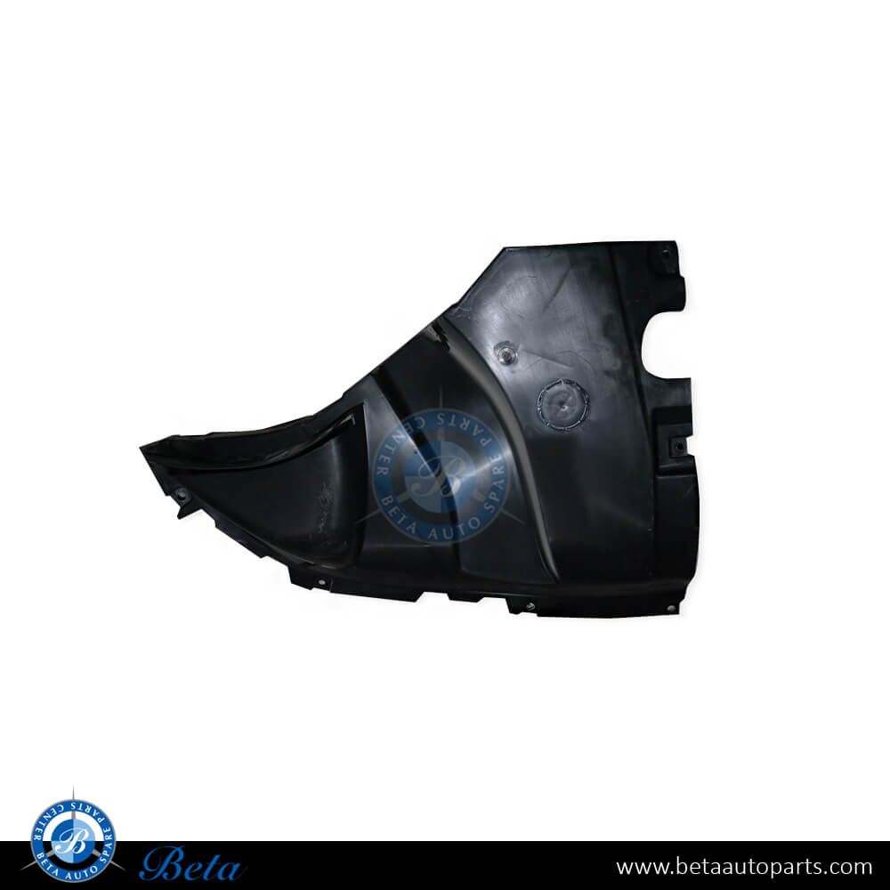 Left Side Front Wheel Fender Liner Bottom - Injection for BMW X5 G05 2019-Up models, Part Number 51757424877 Left Side Front Wheel Fender Liner Bottom - Injection for BMW X5 G05 2019-Up models, Part Number 51757424877